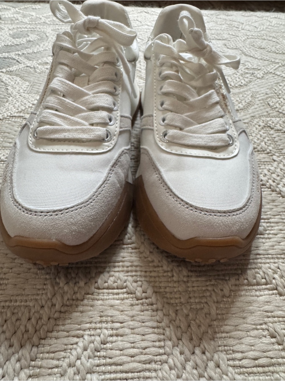 Sam Edelman White and Tan Sneakers - Picture 4 of 8